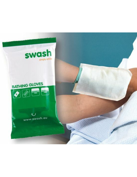 Swash Bathing Gloves non profumato manopola monouso 8pz