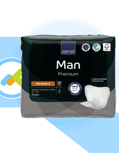 Abena Man Premium formula 2 assorbenti maschili 15pezzi