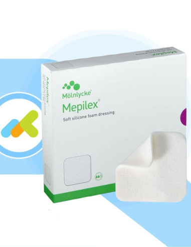 Mepilex 20x20 | Medicazione in Schiuma Assorbente | Prevenzione Piaghe e Ulcere | 1 pezzo
