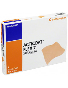 Acticoat Flex 7 Medicazione all'Argento Nanocristallino 5x5cm 1pz