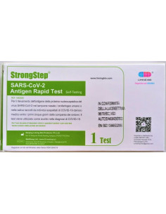 Test rapido antigenico Covid-19 Tampone nasofaringeo e salivare 1 kit