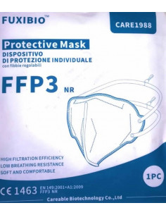 Mascherina protettiva FFP3 certificata UNI EN149:2009 1pz
